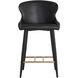 Evora 36.75 inch Bravo Black Counter Stool